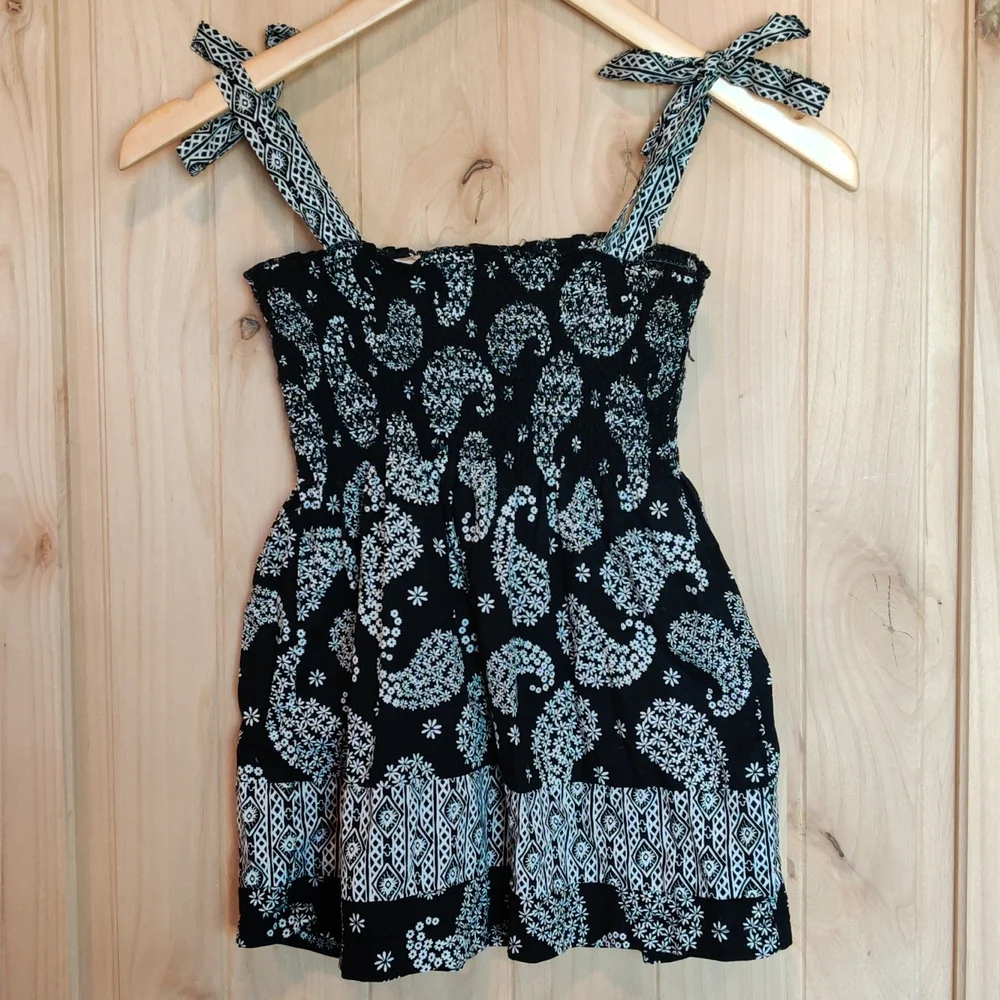 Route 66 Black & White Spaghetti Tank Top - Picture 3 of 7